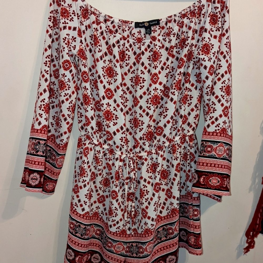 Bele tweed one piece shorts boho romper